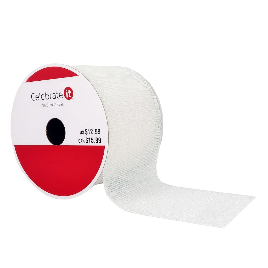 Best deal π 2.5" x 20ft. Metallic Fabric Wired Tinsel Ribbon by Celebrate It® π Christmas π 1 Best deal π 2.5" x 20ft. Metallic Fabric Wired Tinsel Ribbon by Celebrate It® π Christmas π