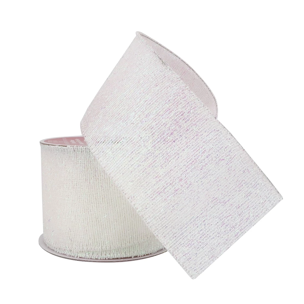 Best deal π 2.5" x 20ft. Metallic Fabric Wired Tinsel Ribbon by Celebrate It® π Christmas π 2 Best deal π 2.5" x 20ft. Metallic Fabric Wired Tinsel Ribbon by Celebrate It® π Christmas π - Image 2