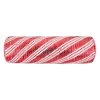Outlet 🎁 9.5" x 10ft. Metallic 🍬 Candy Cane Stripe Mesh by Celebrate It® ❄ Christmas 🧨