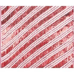 Outlet 🎁 9.5" x 10ft. Metallic 🍬 Candy Cane Stripe Mesh by Celebrate It® ❄ Christmas 🧨 -Celebrate It Sales Shop 10696553 3