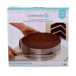 Outlet ❤️ Cake Leveler & Slicing Ring by Celebrate It™ ⌛