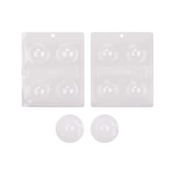 Cheapest 🤩 3-Part 4 Cavity Ball Mold by Celebrate It™ 🌟 -Celebrate It Sales Shop 10696836 2