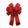 Best Sale 👏 20.5" Red Ribbon ❄ Christmas Décor Bow by Celebrate It® 🎁