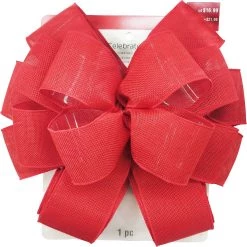 Best Sale 👏 20.5" Red Ribbon ❄ Christmas Décor Bow by Celebrate It® 🎁 -Celebrate It Sales Shop 10697627 4
