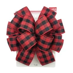 Discount 🛒 20.5'' Red and Black Buffalo Checkered 🔔 Christmas Tree Topper by Celebrate It® ✨ 5 Discount 🛒 20.5'' Red and Black Buffalo Checkered 🔔 Christmas Tree Topper by Celebrate It® ✨ -Celebrate It Sales Shop 10697637 4