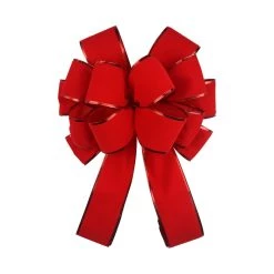 Flash Sale ❤️ 20.5'' Red Velvet 🎄 Christmas Tree Topper by Celebrate It® ✔️