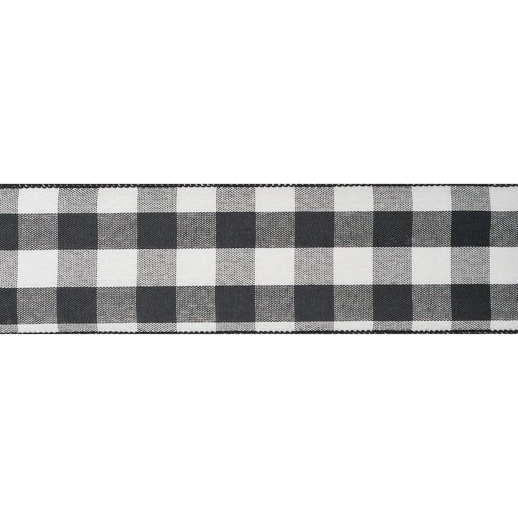 Discount π 2.5" x 80ft. Wired Buffalo Check Ribbon by Celebrate It® π Christmas π― 3 Discount π 2.5" x 80ft. Wired Buffalo Check Ribbon by Celebrate It® π Christmas π― - Image 3