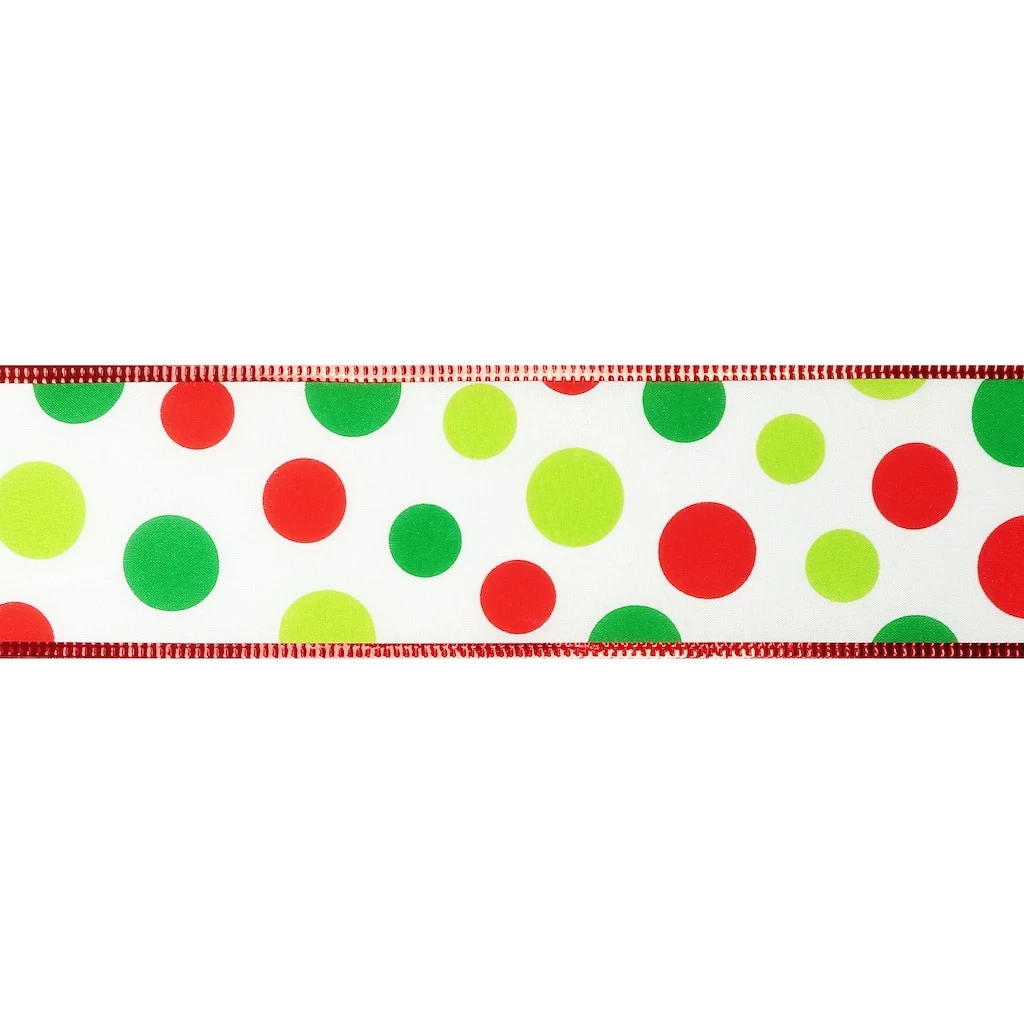 Best reviews of ⭐ 2.5" x 80ft. Taffeta Wired Dots Ribbon by Celebrate It® 🎅 Christmas 🤩 3 Best reviews of ⭐ 2.5" x 80ft. Taffeta Wired Dots Ribbon by Celebrate It® 🎅 Christmas 🤩 - Image 3