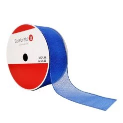 Discount 🛒 2.5" x 80ft. Shimmer Wired Ribbon by Celebrate It® 🔔 Christmas ❤️