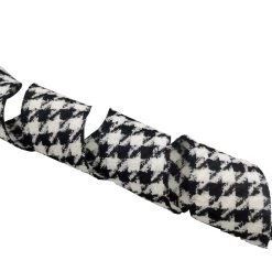 Outlet 🎁 3.5'' x 9 ft. Black and White Houndstooth Ribbon by Celebrate It® 💯 7 Outlet 🎁 3.5'' x 9 ft. Black and White Houndstooth Ribbon by Celebrate It® 💯 -Celebrate It Sales Shop 10697869 4