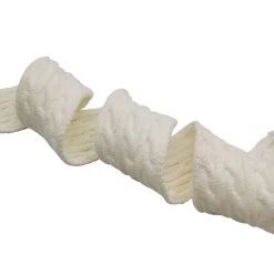 Buy 👍 3.5'' x 6 ft. White Cable Knit Ribbon by Celebrate It® 👏 -Celebrate It Sales Shop 10697871 4