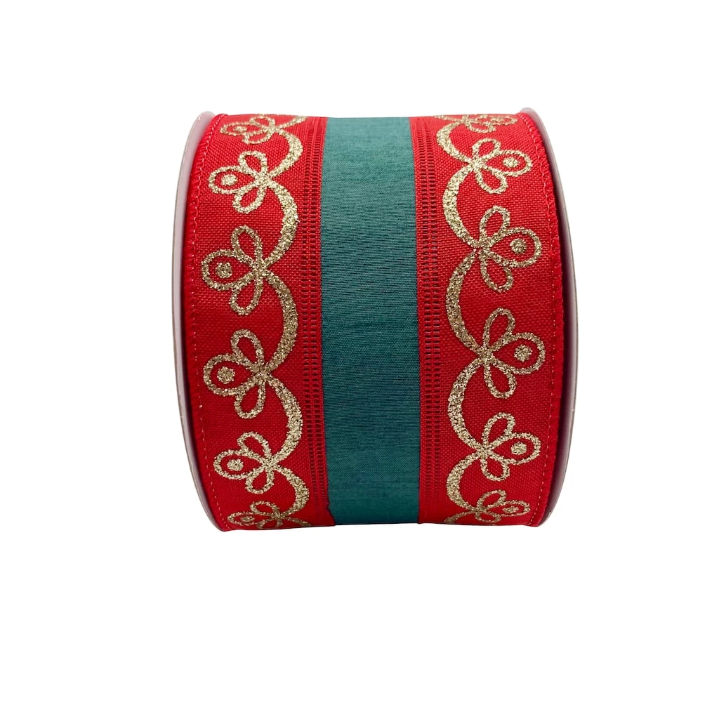 Hot Sale 💯 3.5'' x 15 ft. Nutcracker Ribbon by Celebrate It® ✨ 2 Hot Sale 💯 3.5'' x 15 ft. Nutcracker Ribbon by Celebrate It® ✨ - Image 2