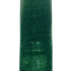 Discount 🧨 3.5'' x 25 ft. Green Velvet Ribbon by Celebrate It® 🔥 -Celebrate It Sales Shop 10697877 3