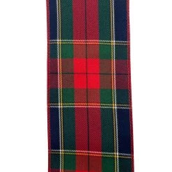 Coupon ⌛ 3.5'' x 25 ft. Red and Navy Plaid Ribbon by Celebrate It® 😉 -Celebrate It Sales Shop 10697889 3
