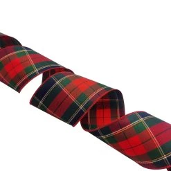 Coupon ⌛ 3.5'' x 25 ft. Red and Navy Plaid Ribbon by Celebrate It® 😉 -Celebrate It Sales Shop 10697889 4