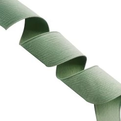 Brand new ✔️ 3.5'' x 15 ft. Green Velvet Ribbon by Celebrate It® 🛒 -Celebrate It Sales Shop 10698089 4
