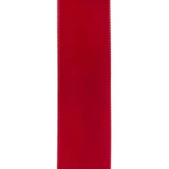 Best Sale 🥰 2.5" x 90ft. Velvet Solid Ribbon by Celebrate It™ 🔔 Christmas ⭐ -Celebrate It Sales Shop 10698255 3