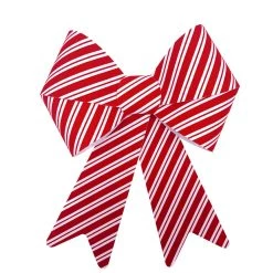 Hot Sale 🥰 18" 🍬 Candy Cane Velvet Bow by Celebrate It™ 🎅 Christmas 🔥