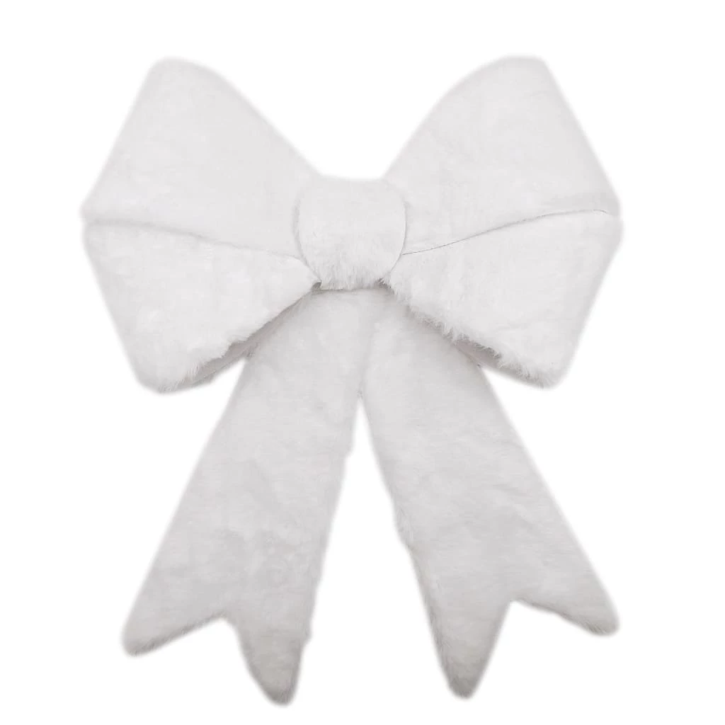 Wholesale π 18" White Faux Fur Bow by Celebrate It™ π Christmas π 1 Wholesale π 18" White Faux Fur Bow by Celebrate It™ π Christmas π
