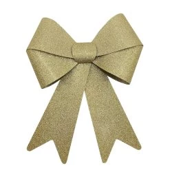 Outlet 🌟 18" Gold Glitter Bow by Celebrate It™ 🎄 Christmas 🌟
