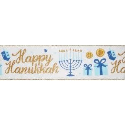 Best reviews of 🛒 2.5" x 20ft. Taffeta Wired Candles Ribbon by Celebrate It® Hanukkah 👍 -Celebrate It Sales Shop 10699067 3