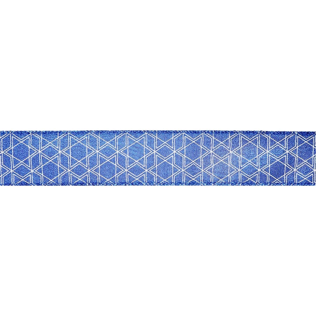 Brand new 🥰 1.5" x 30ft. Metallic Sheer Wired Star Ribbon by Celebrate It® Hanukkah 💯 3 Brand new 🥰 1.5" x 30ft. Metallic Sheer Wired Star Ribbon by Celebrate It® Hanukkah 💯 - Image 3