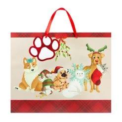 Flash Sale 🛒 Extra Large Vogue Pets Gift Bag by Celebrate It™ 🎄 Christmas ⌛