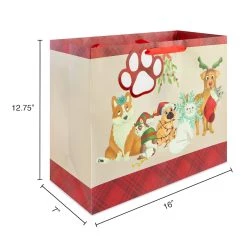 Flash Sale 🛒 Extra Large Vogue Pets Gift Bag by Celebrate It™ 🎄 Christmas ⌛ -Celebrate It Sales Shop 10699592 3