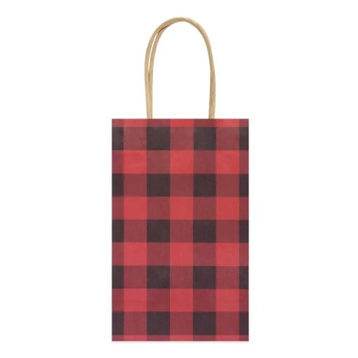 Discount ✔️ Small Red & Black Buffalo Check Gift Bags, 6ct. by Celebrate It™ 🔔 Christmas 🔥 -Celebrate It Sales Shop 10699595 1