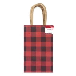 Discount ✔️ Small Red & Black Buffalo Check Gift Bags, 6ct. by Celebrate It™ 🔔 Christmas 🔥 -Celebrate It Sales Shop 10699595 4