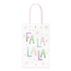 Best Sale 😉 Small Fa La La La Gift Bags, 6ct. by Celebrate It™ 🎄 Christmas 😀