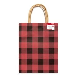 Best deal 🔔 Medium Red & Black Buffalo Check Gift Bags, 5ct. by Celebrate It™ 🎅 Christmas 🥰 -Celebrate It Sales Shop 10699614 4