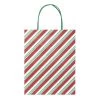 Cheap 🎁 Medium Red & White Diagonal Stripes Gift Bags, 5ct. by Celebrate It™ 🎅 Christmas 😀