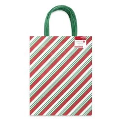 Cheap 🎁 Medium Red & White Diagonal Stripes Gift Bags, 5ct. by Celebrate It™ 🎅 Christmas 😀 -Celebrate It Sales Shop 10699615 4