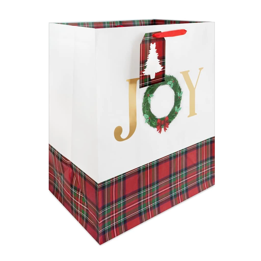Coupon 🔥 Jumbo Joy Plaid Gift Bag by Celebrate It™ 🎄 Christmas 🧨 2 Coupon 🔥 Jumbo Joy Plaid Gift Bag by Celebrate It™ 🎄 Christmas 🧨 - Image 2