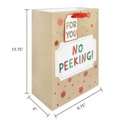 Promo 🎉 Large No Peeking! Gift Bags, 2ct. by Celebrate It™ ❄ Christmas 🔥 -Celebrate It Sales Shop 10699621 4