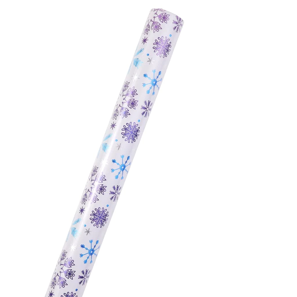 Brand new π Blue & Silver Snowflake π Christmas Gift Wrap by Celebrate It™ π 1 Brand new π Blue & Silver Snowflake π Christmas Gift Wrap by Celebrate It™ π