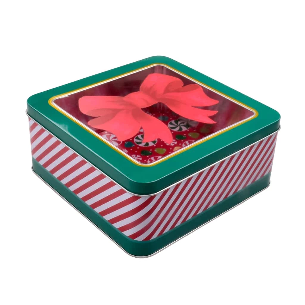 Coupon ⭐ 7.5" Red Bow Tin by Celebrate It™ 🎄 Christmas 🎁 3 Coupon ⭐ 7.5" Red Bow Tin by Celebrate It™ 🎄 Christmas 🎁 - Image 3