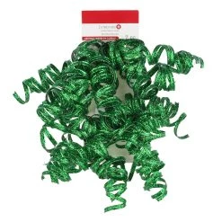 Brand new 😍 Green Curly Fabric Ribbon Bows, 2ct. by Celebrate It™ 🔔 Christmas 😍