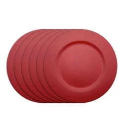 Best deal 🛒 13" Red 🔔 Christmas Chargers by Celebrate It™, 6ct. 😍 -Celebrate It Sales Shop 10700534 5