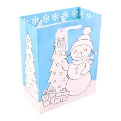 Deals 🤩 Medium Color Snowman & Train Gift Bags, 2ct. by Celebrate It™ 🎄 Christmas ⌛ -Celebrate It Sales Shop 10700553 3