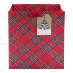 Cheap ✨ Medium Greetings Cabin & Plaid Gift Bags, 2ct. by Celebrate It™ 🎅 Christmas 🌟 -Celebrate It Sales Shop 10700558 2