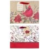 Cheapest 🎉 Cardinal & 🎄 Christmas Foliage Gift Bags by Celebrate It™, 2ct. ⌛