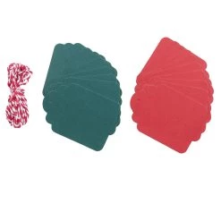 Best Sale 🌟 Red & Green Paper Gift Tags, 20ct. by Celebrate It™ 🎄 Christmas 🛒 -Celebrate It Sales Shop 10701094 3