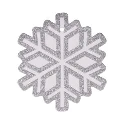 New 💯 Silver Glitter & White Snowflake Paper Gift Tags, 20ct. by Celebrate It™ 🔔 Christmas 🔥 -Celebrate It Sales Shop 10701119 2