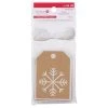Deals 🌟 Snowflake 🎄 Christmas Kraft Gift Tags by Celebrate It™ 😉