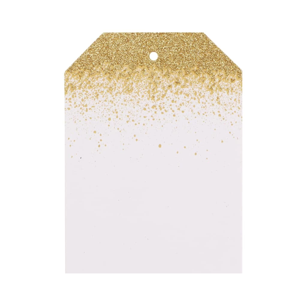 Hot Sale ⌛ Gold Glitter Gift Tags by Celebrate It™ ⭐ 2 Hot Sale ⌛ Gold Glitter Gift Tags by Celebrate It™ ⭐ - Image 2