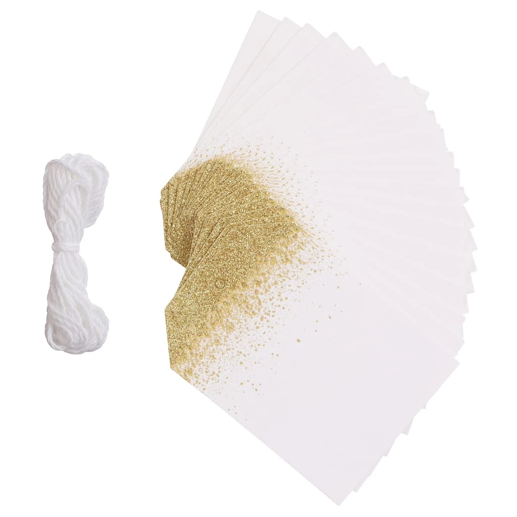 Hot Sale ⌛ Gold Glitter Gift Tags by Celebrate It™ ⭐ 3 Hot Sale ⌛ Gold Glitter Gift Tags by Celebrate It™ ⭐ - Image 3