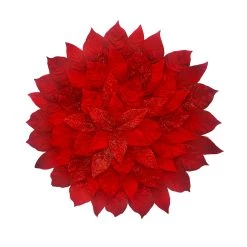 Buy 🎁 Sparkly Red Leaf 🎁 Christmas Placemat by Celebrate It™ ✨