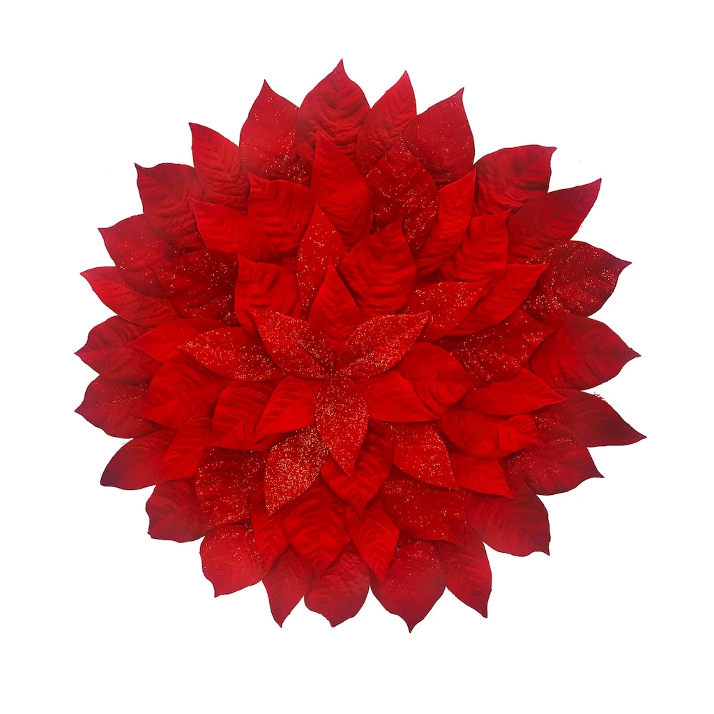 Buy 🎁 Sparkly Red Leaf 🎁 Christmas Placemat by Celebrate It™ ✨ 1 Buy 🎁 Sparkly Red Leaf 🎁 Christmas Placemat by Celebrate It™ ✨